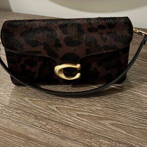 Tabby Shoulder Bag 26 In Haircalf With Leopard Print